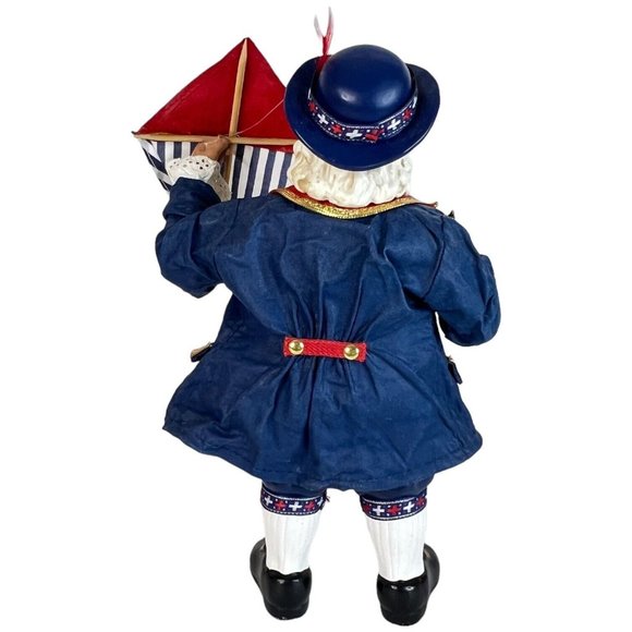 Clothtique Possible Dreams Ben Franklin COLONIAL CHRISTMAS Santa Claus #713324 - Picture 7 of 13